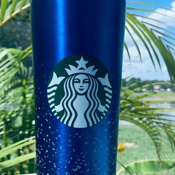 Starbucks Blue Dori Stainless Tumbler Steel Cold Cup  Venti 24oz Nemo New 2020 - Picture 9 of 9